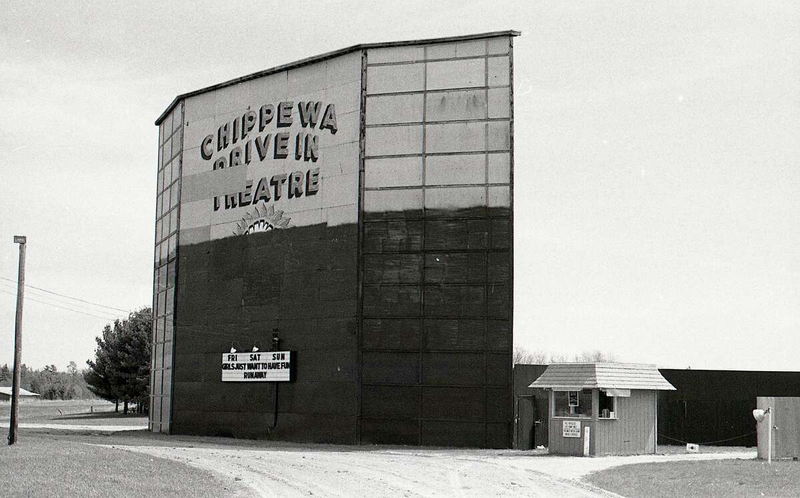 Chippewa Drive-In Theatre - From Manistee County Historical Museum (newer photo)